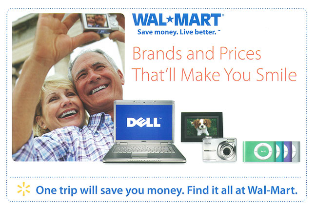 Brands and prices marketing mailer